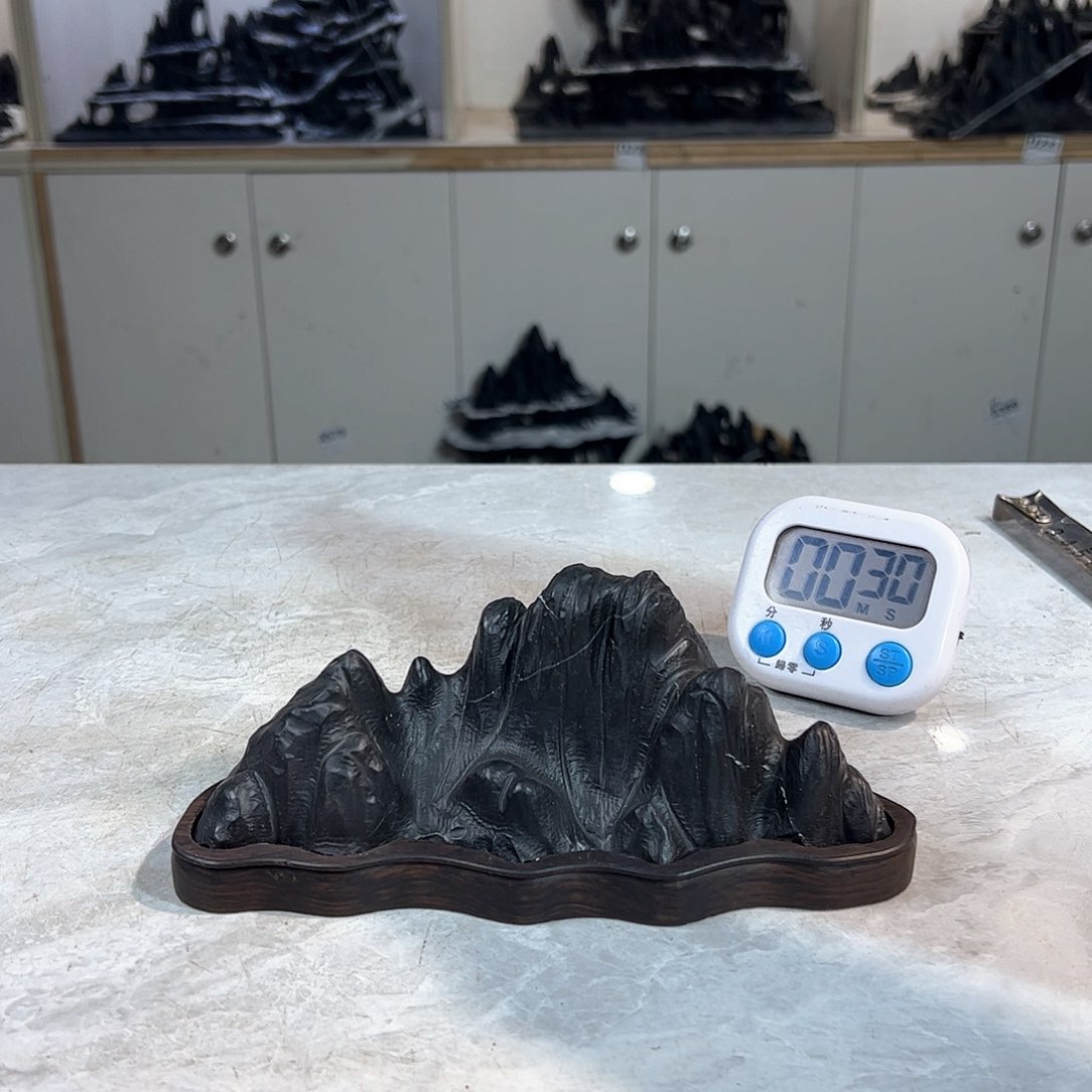 摆件一****胧灵璧奇石博览会金奖