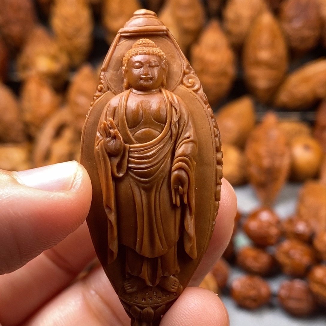不***厌橄榄核手串/手链核雕