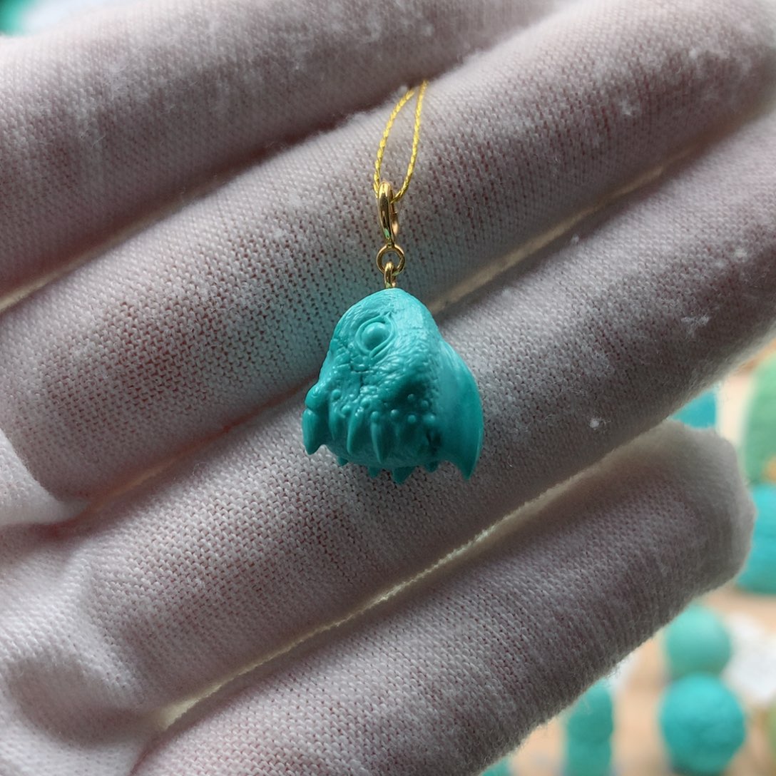 绿松石配饰18K金镶嵌