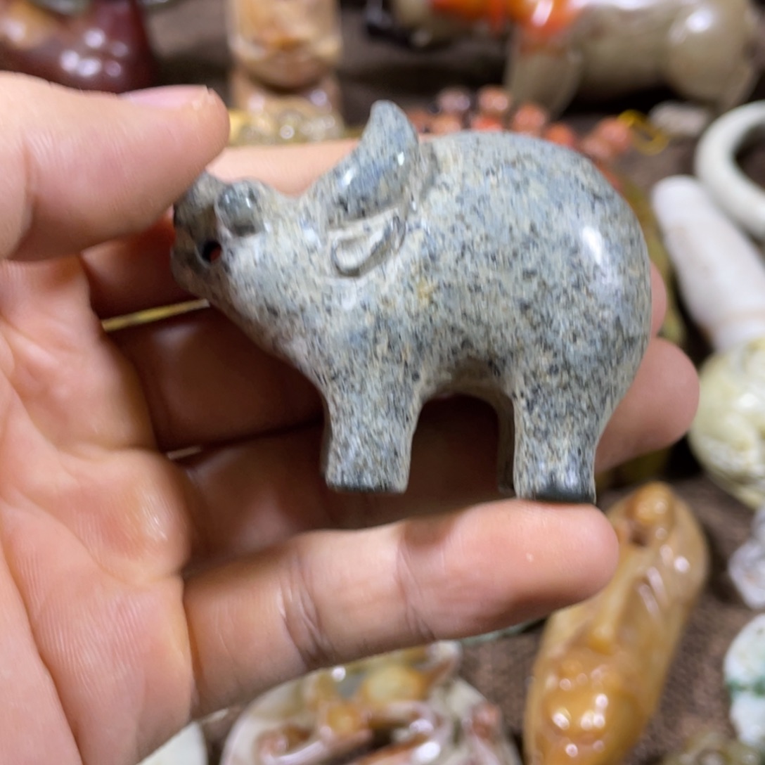 和田玉未镶嵌吊坠(不含链)