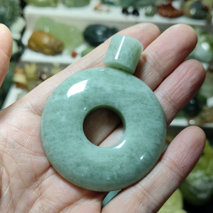 岫玉平安扣未镶嵌