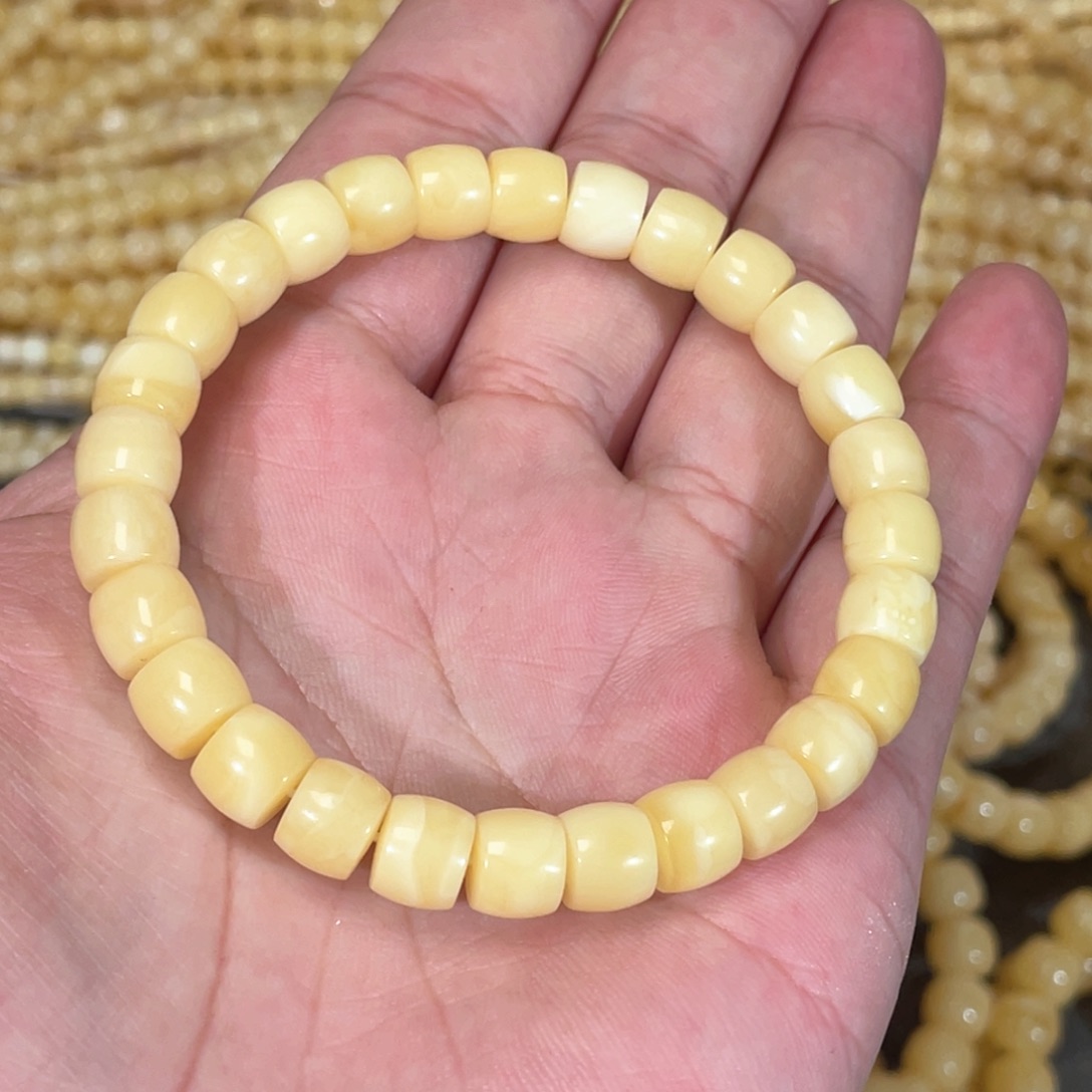 蜜蜡裸石未镶嵌蜜蜡手串8.3mm