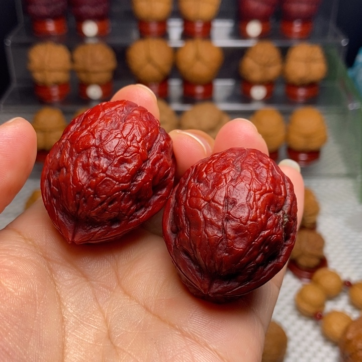 把件文玩核桃金瓜锤24