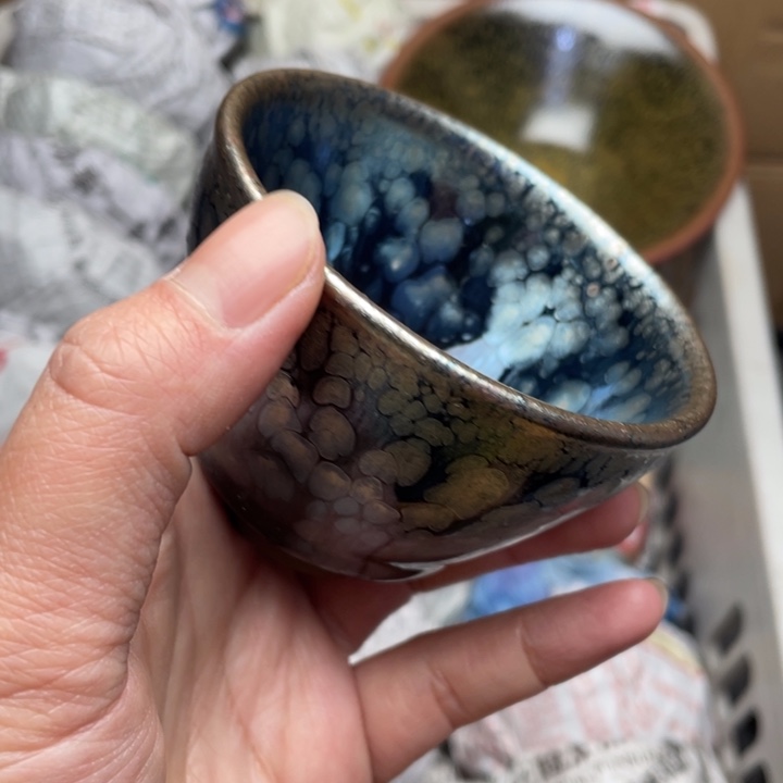 茶盏建窑建盏主人杯 微瑕