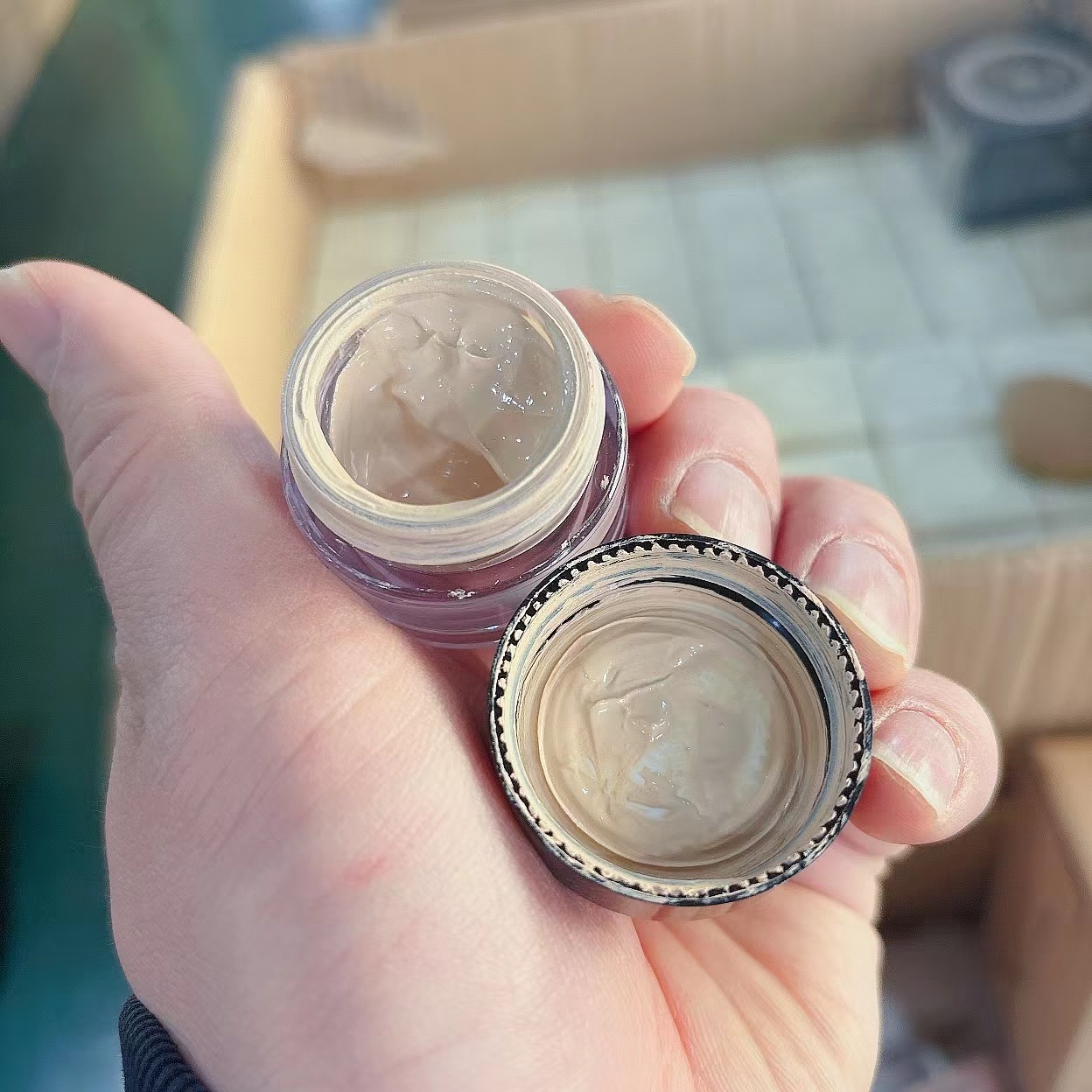 #1号色素肌粉底霜 粉霜轻盈 7g（效期26年9月）