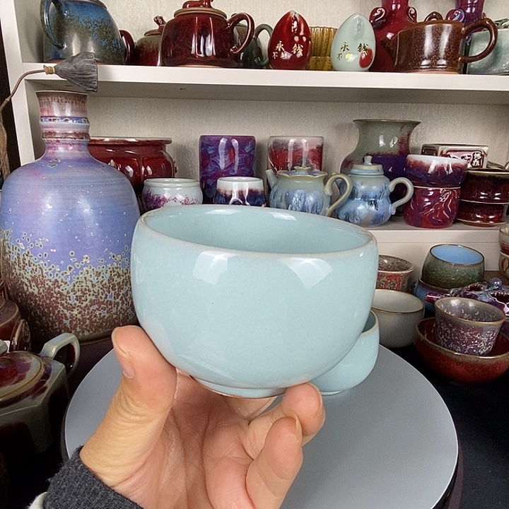 茶盏中国神后钧瓷茶具