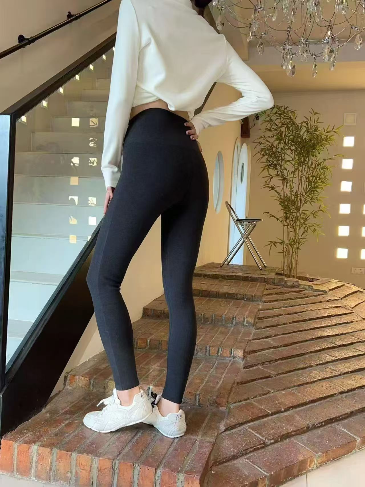 程雪思琪-2025新款高腰收腹暖宫显瘦打底裤