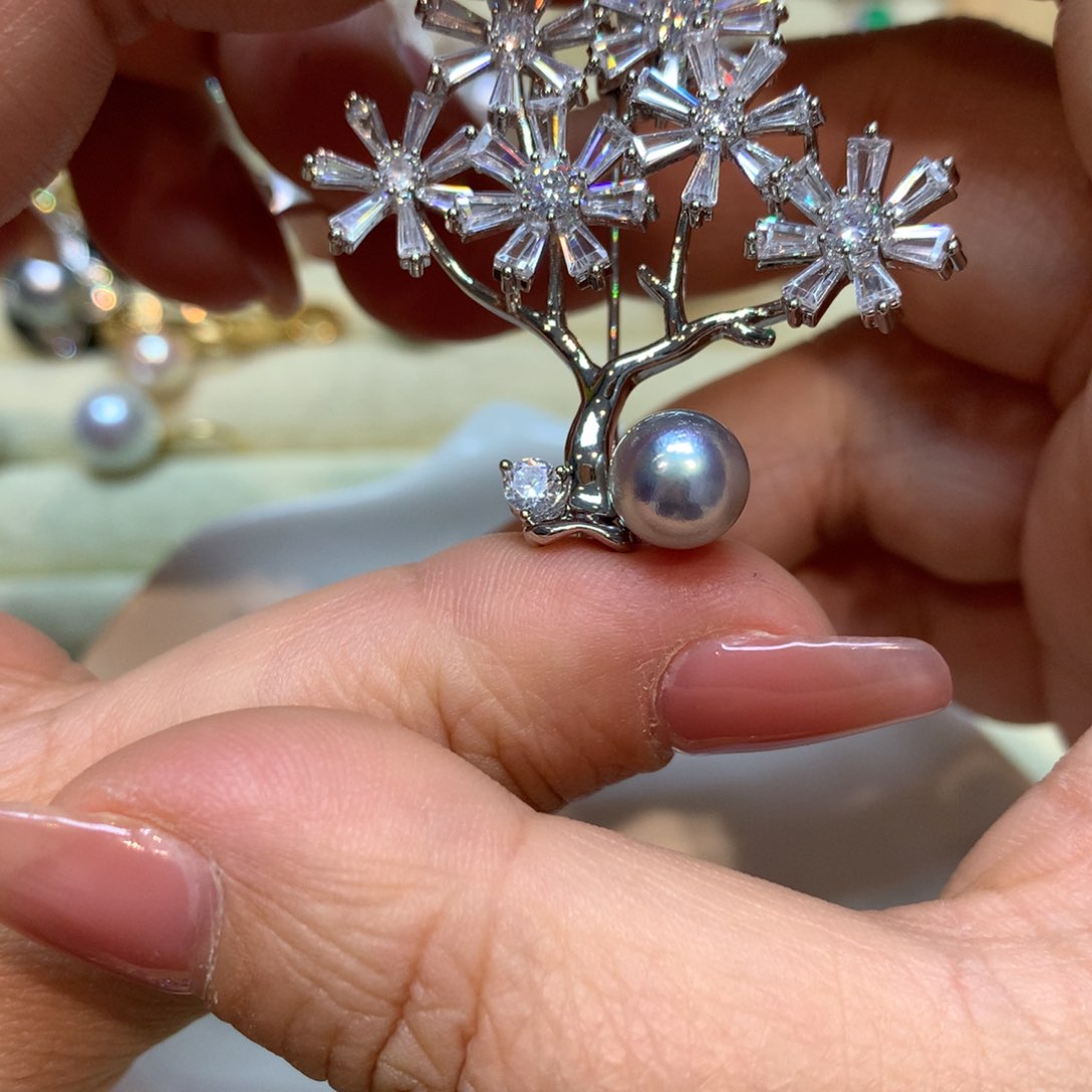 海水珍珠胸饰未镶嵌