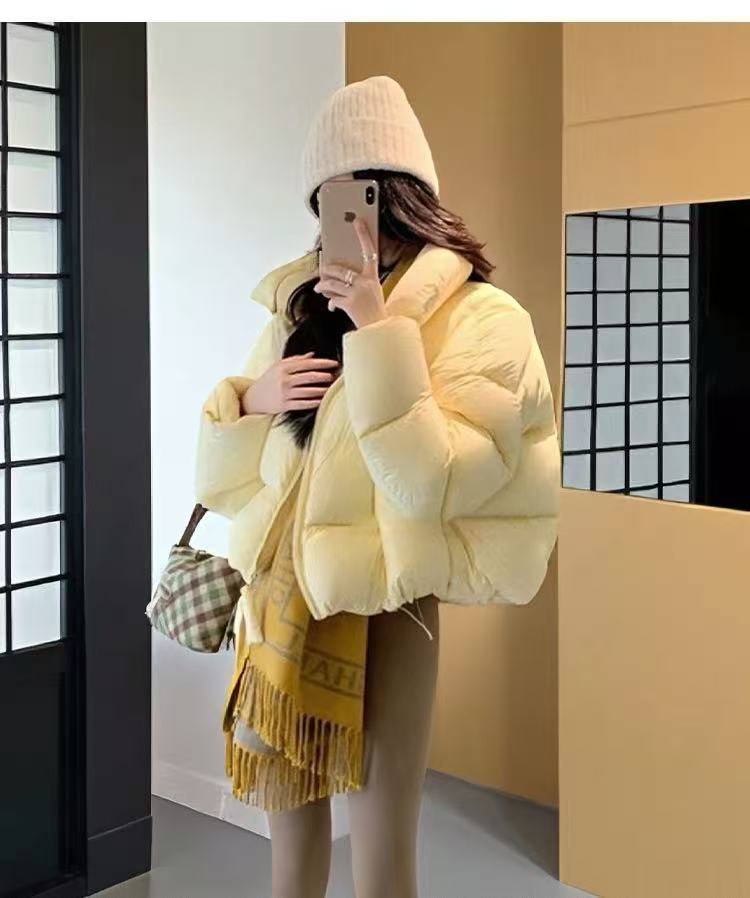 ZZ · Studio  泡芙小辣椒  90鸭绒羽绒服女短款2025冬季新款外套