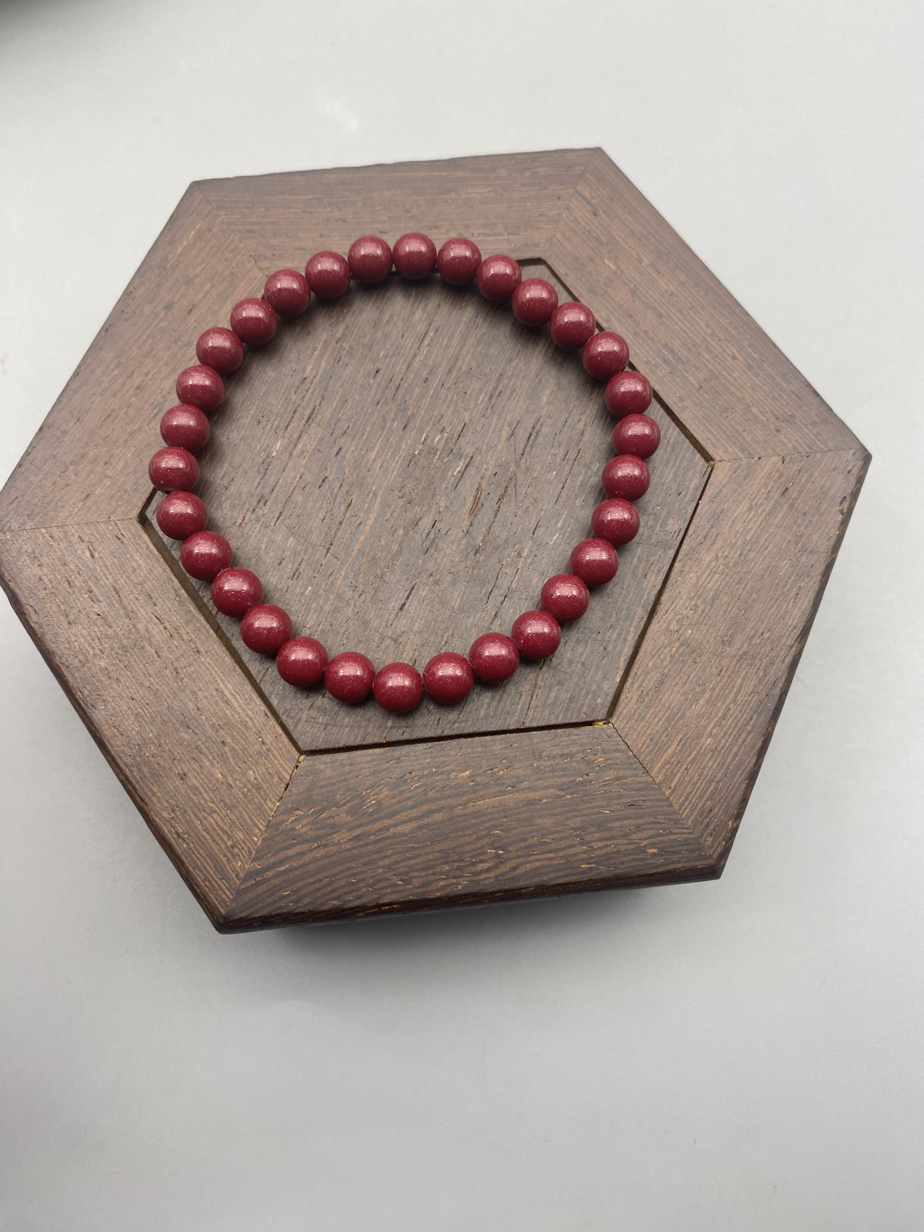 含辰砂工艺品GS311-经典紫色6mm素圈手串