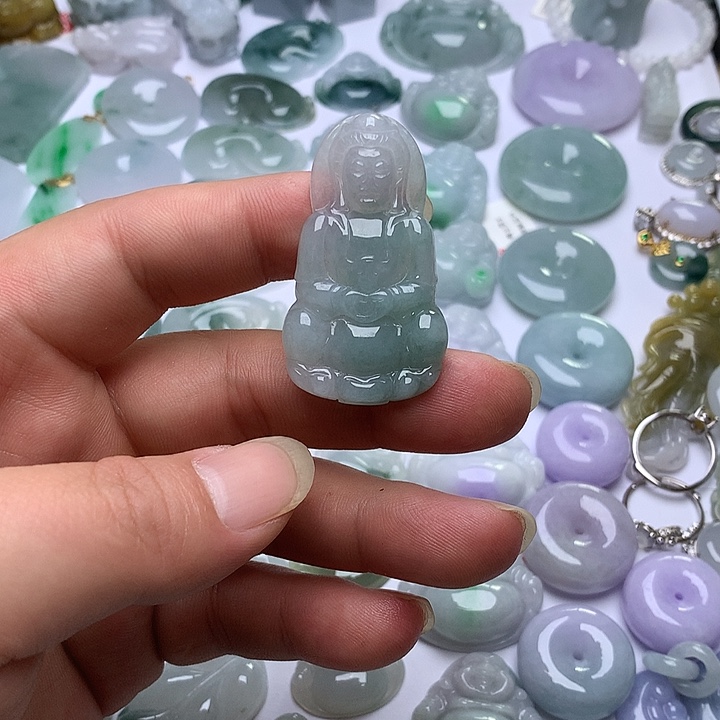 翡翠未镶嵌颈饰天然翡翠