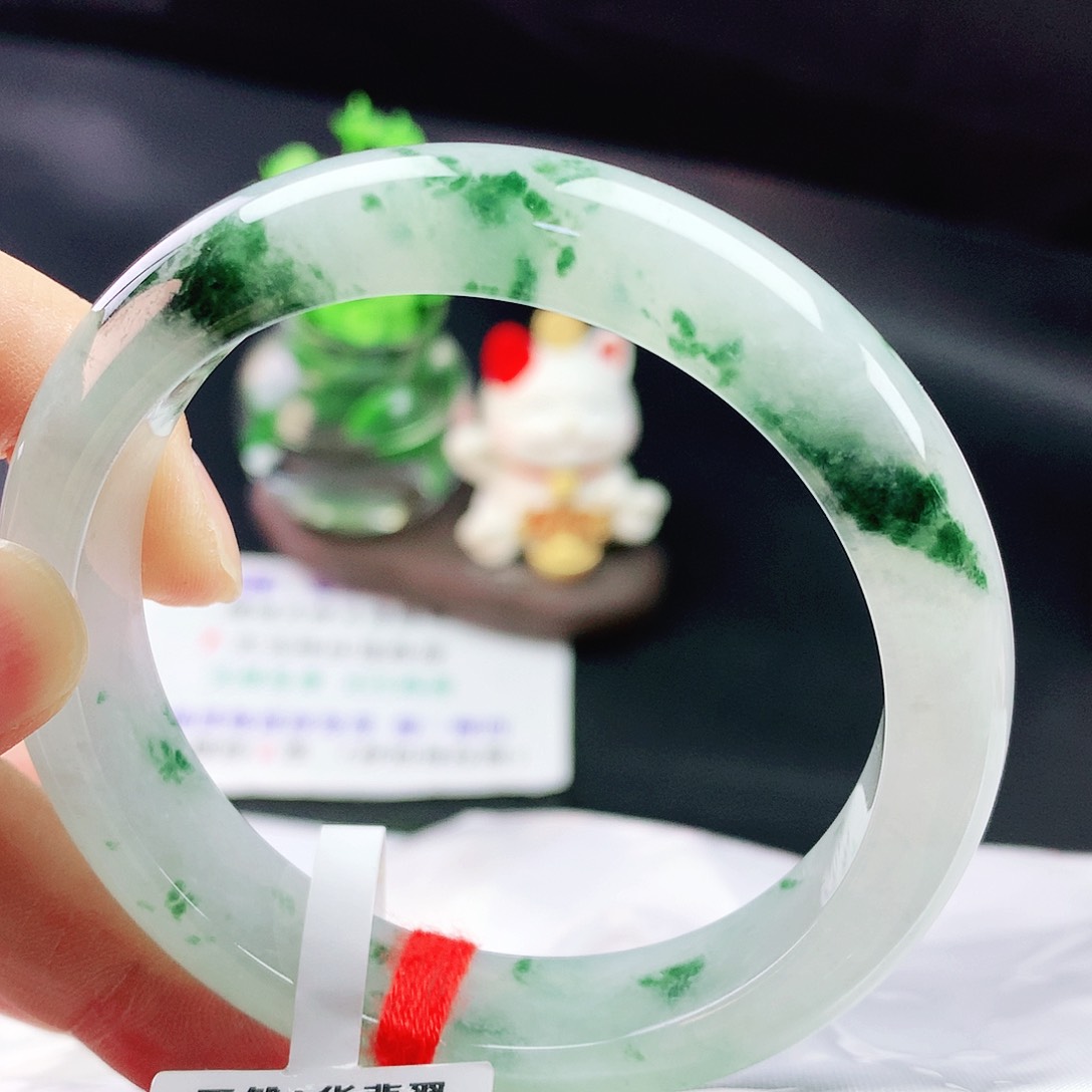 未镶嵌手镯翡翠56圈