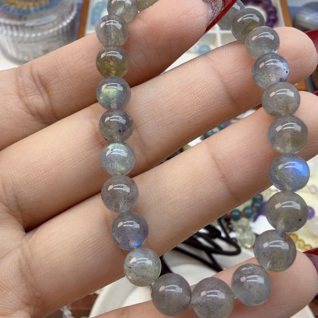 水晶手链银S925镶嵌