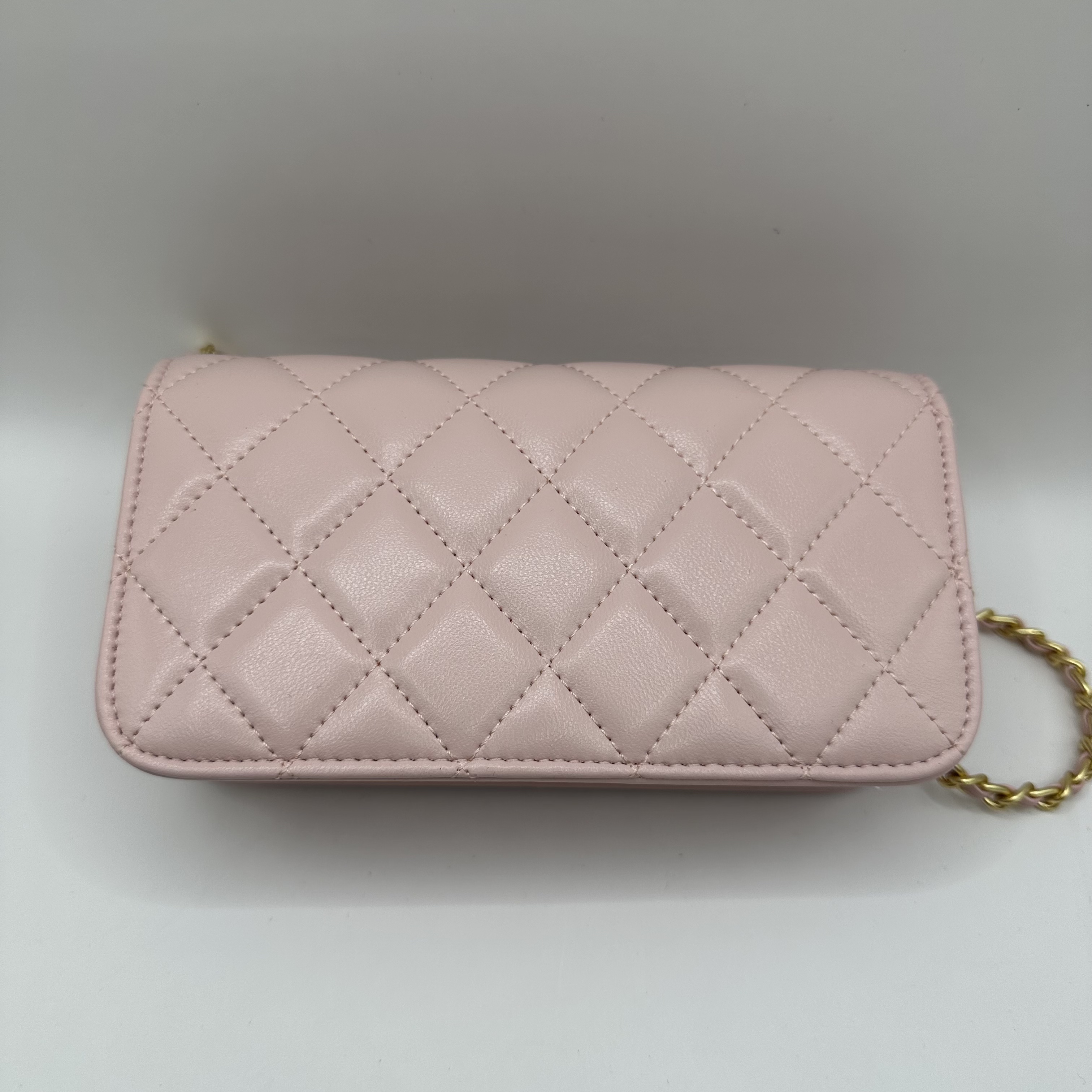 2025新款真皮女包小卧8801粉色