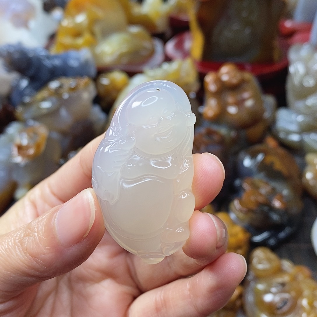 玛瑙/玉髓吊坠未镶嵌