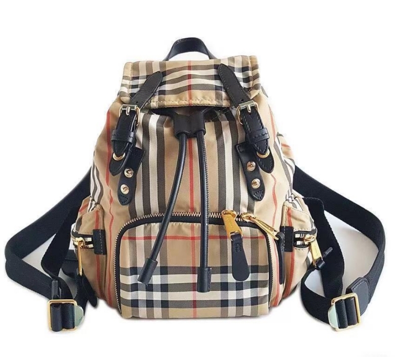 95新 BURBERRY/博柏利 安洁利严选  巴宝莉格纹双肩包 WH503003