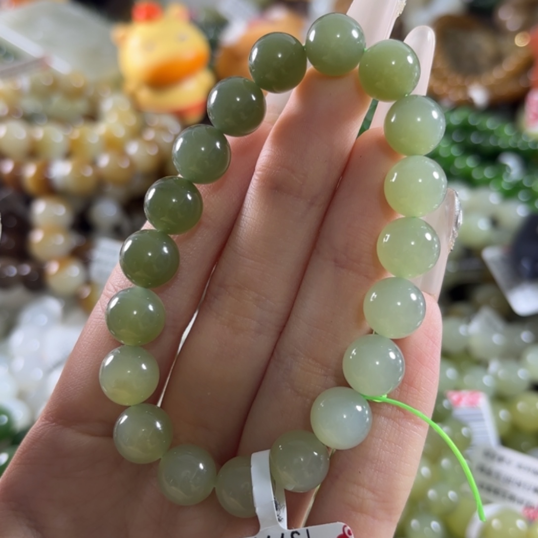 和田玉未镶嵌手链215