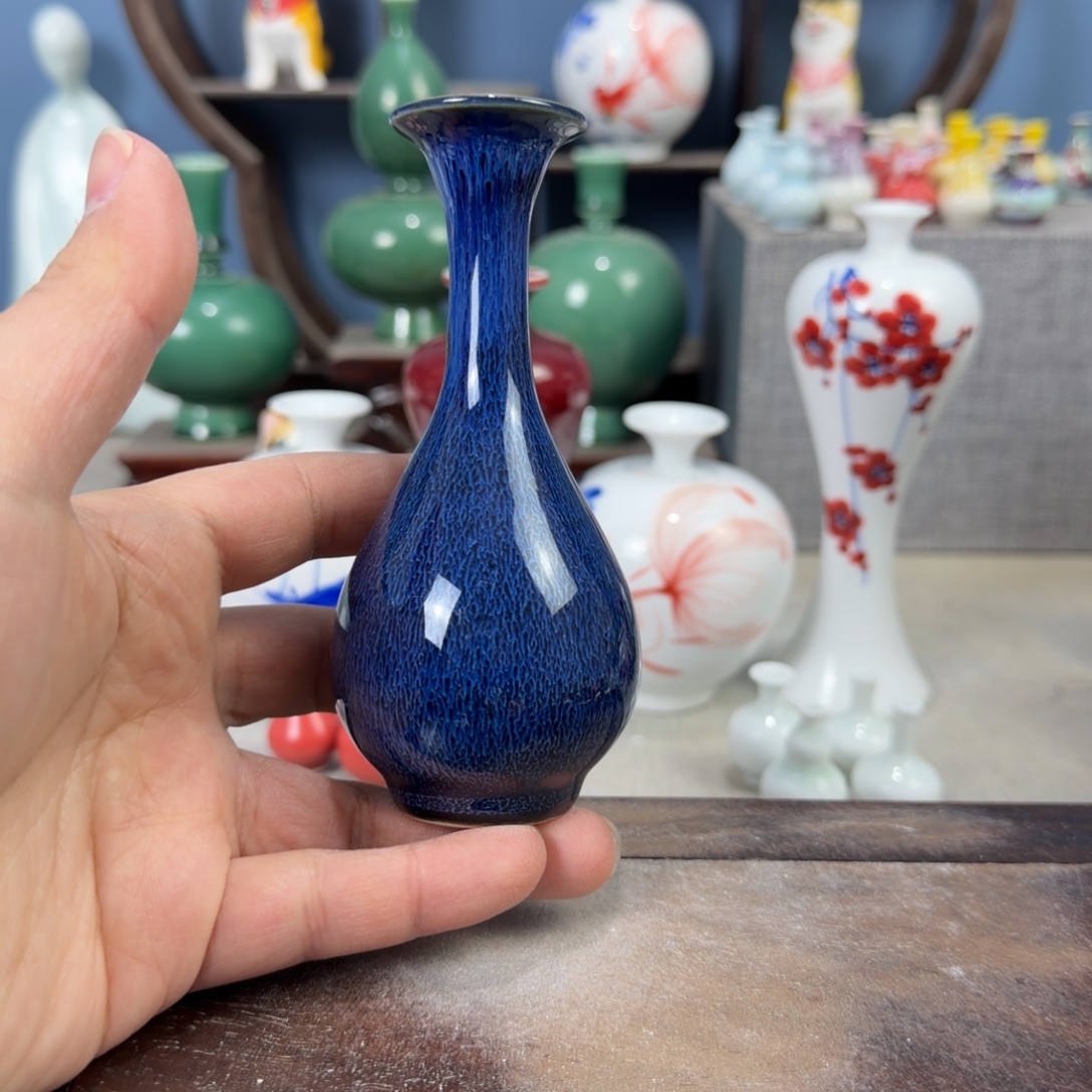 陶瓷手工小花器摆件