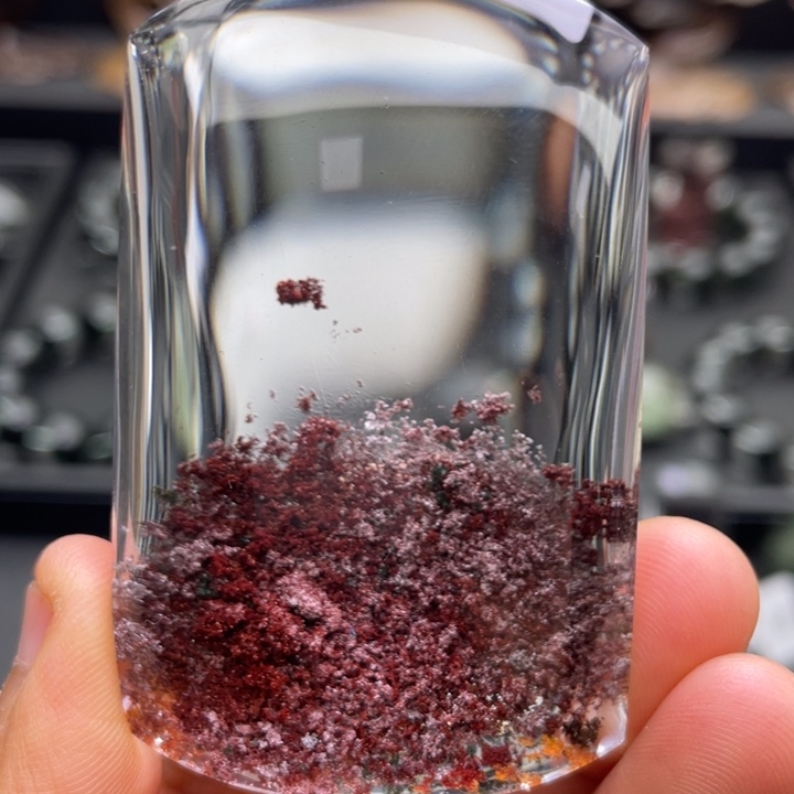 水晶颈饰未镶嵌红幽灵无事牌