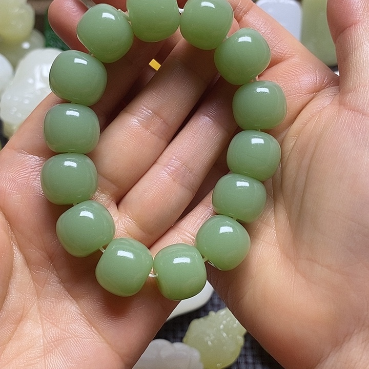 二***胖玉天然桌面小摆件