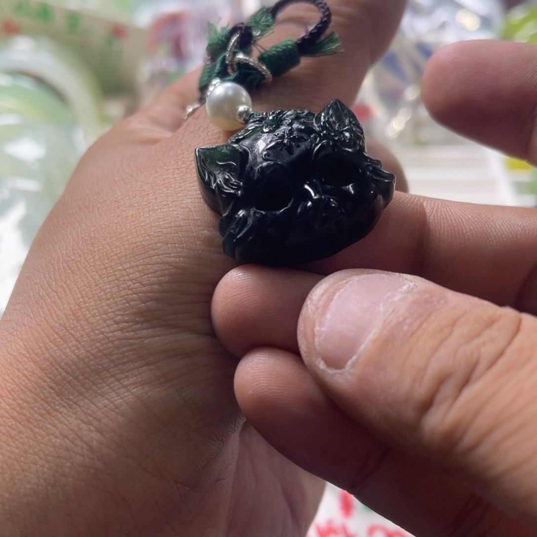 蛇纹石玉未镶嵌发饰