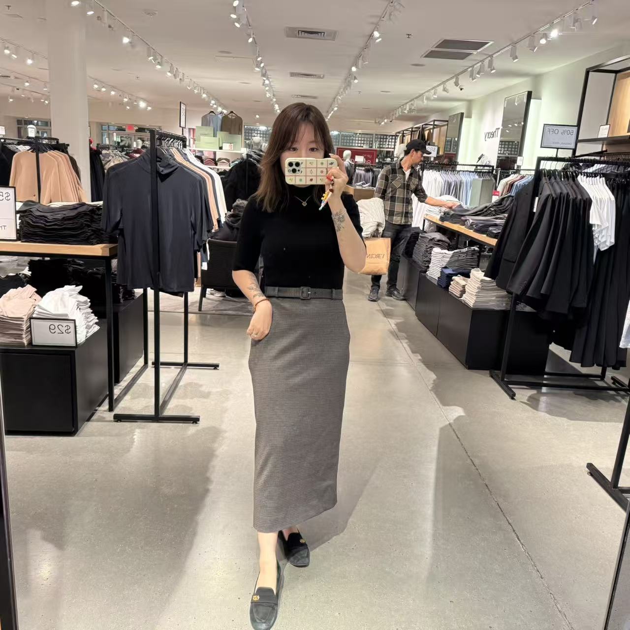 THEORY美国直邮KNIT PENCIL DR 81%羊毛高领连衣裙P095605R