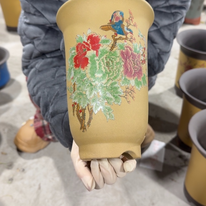 紫砂花盆紫砂花盆口径14/20