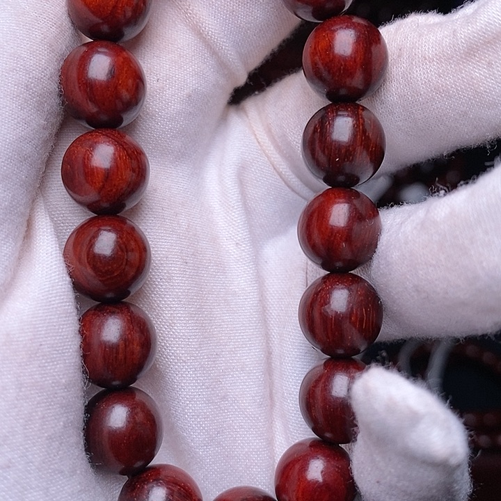 檀香紫檀（小叶紫檀）手串/手链1.2cm