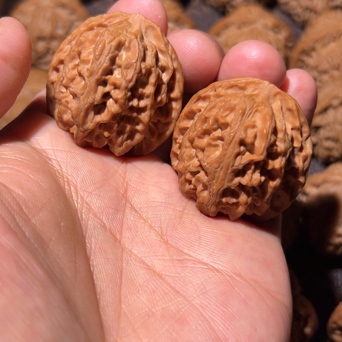 趣***占瑞麟文玩核桃苹果圆 35.36.36