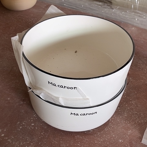 微瑕，不能明火，口径20高度8，2个北欧汤碗