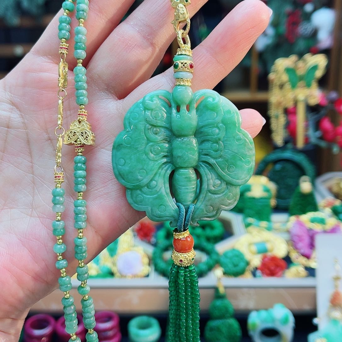 颈饰合金翡翠48小时鉴赏期