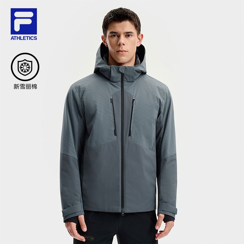 男【新雪丽棉】秋冬休闲运动棉服加厚连帽外套A11M541705F