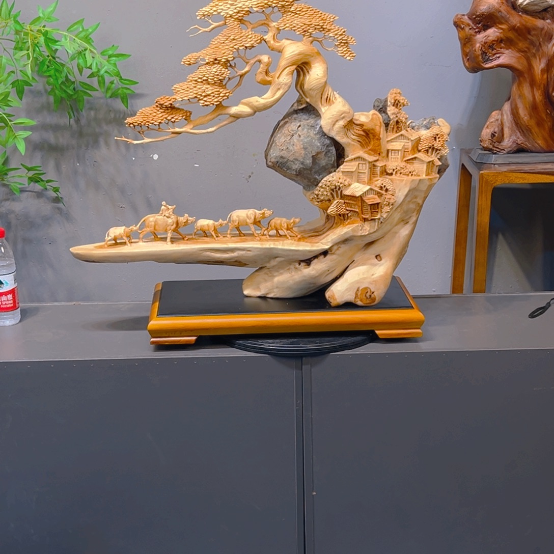 柏木木雕艺术作品欣赏