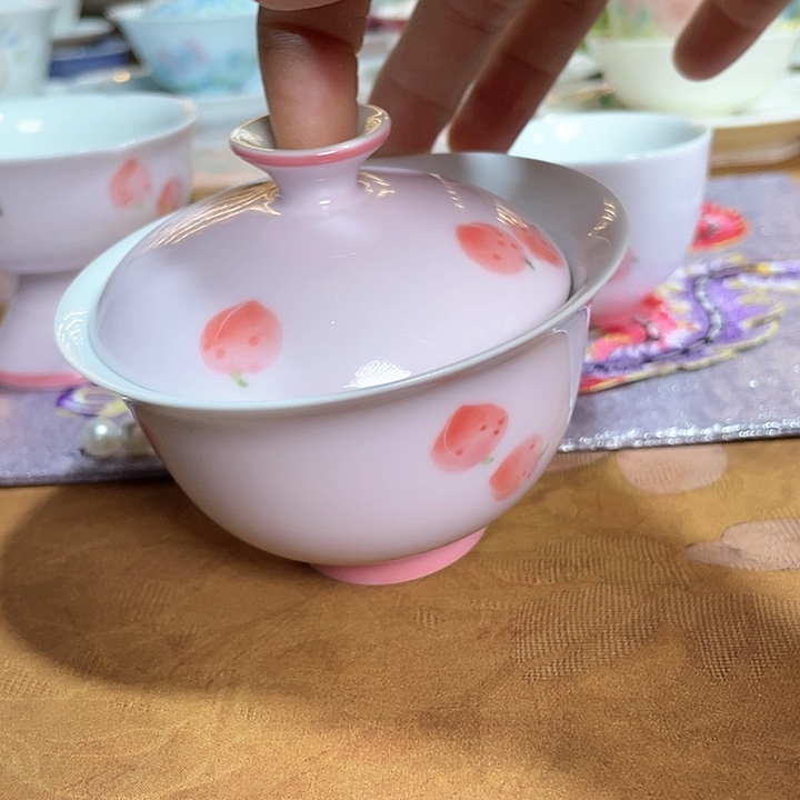 【闪购商品】随***意小屁桃盖碗哈哈哈