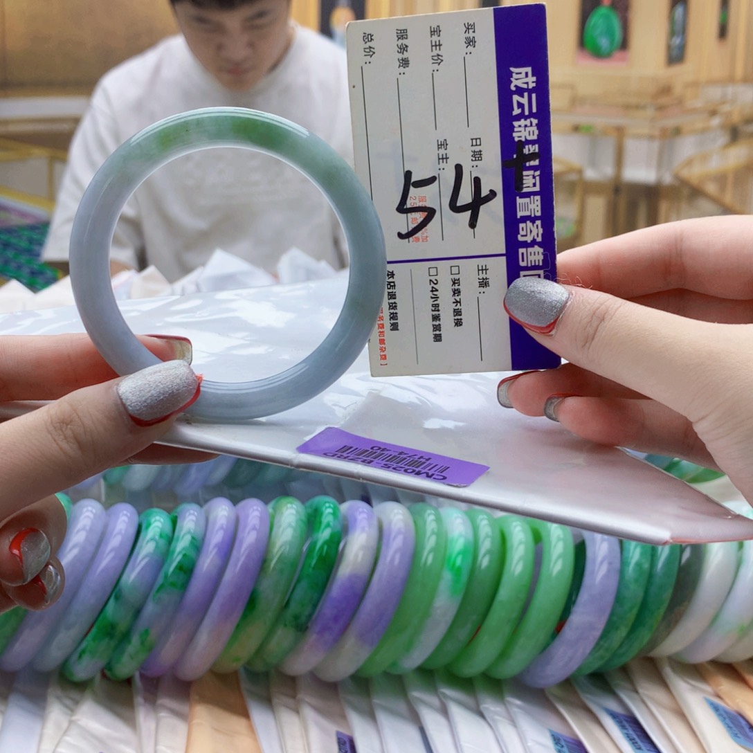 翡翠未镶嵌手镯nn