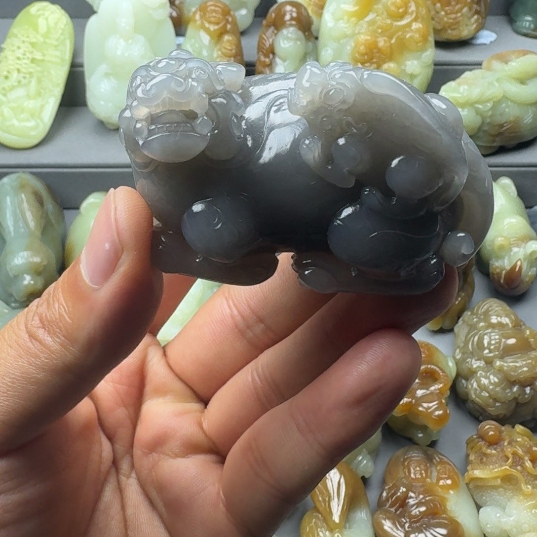 和田玉把件未镶嵌