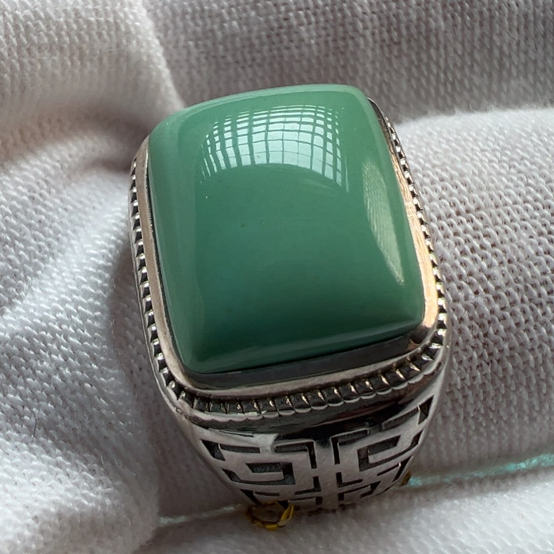 绿松石银S925镶嵌配饰