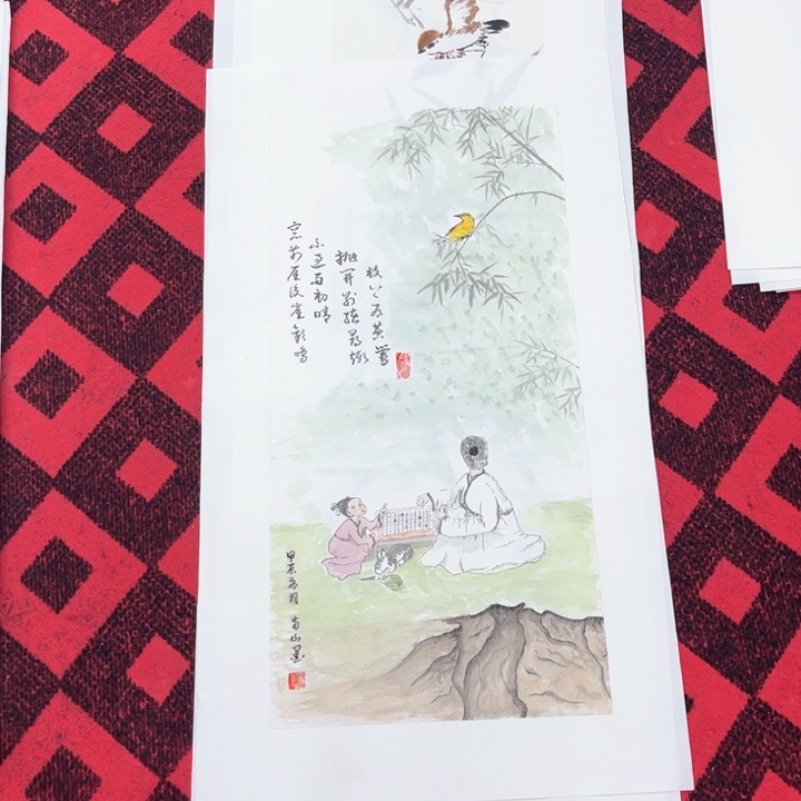 国画墨**柠32/68纯手绘国画