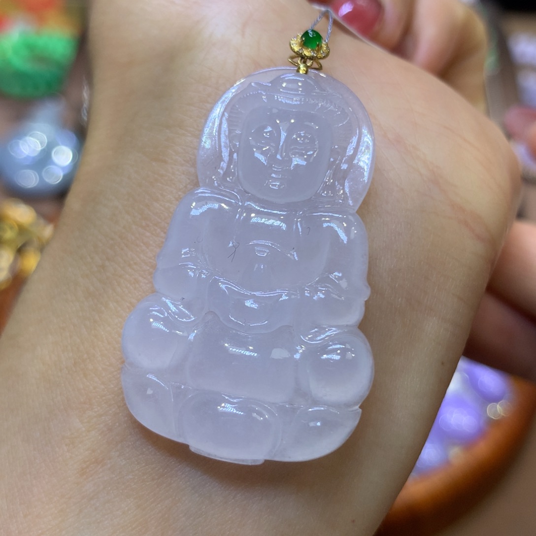 【闪购商品】翡翠18K金镶嵌颈饰翡翠