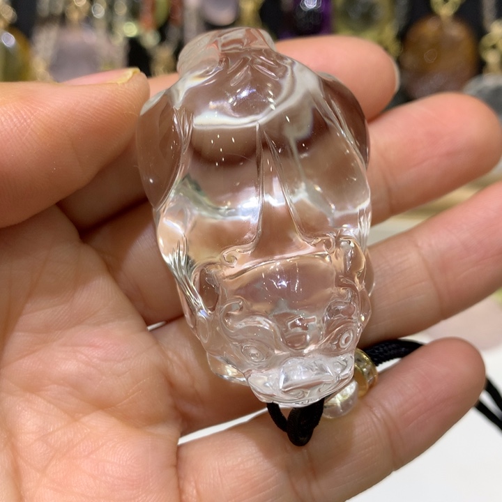 水晶颈饰未镶嵌天然