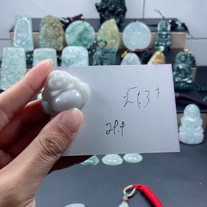 翡翠未镶嵌吊坠(不含链)翡翠