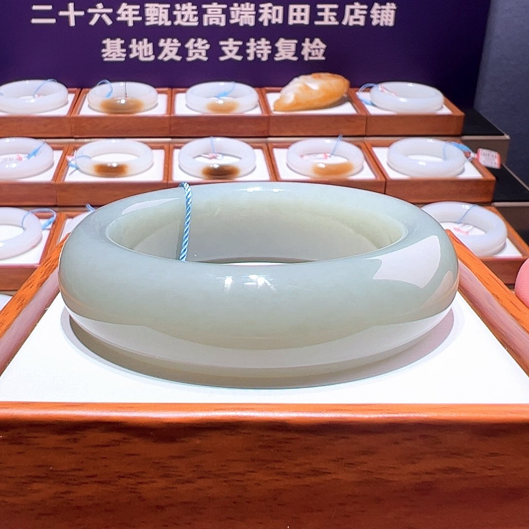 和田玉手镯 56 57未镶嵌