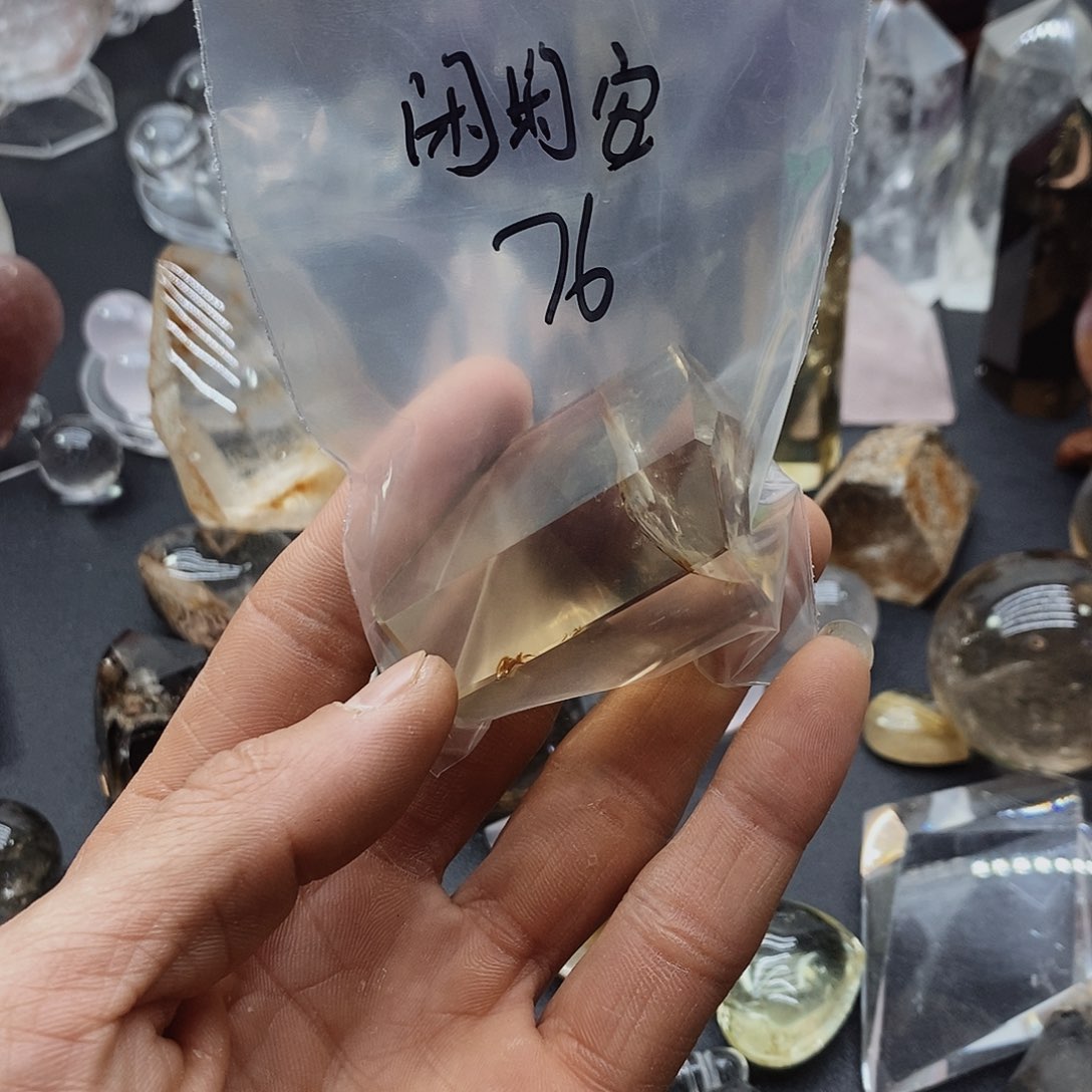 水晶黄水晶未镶嵌