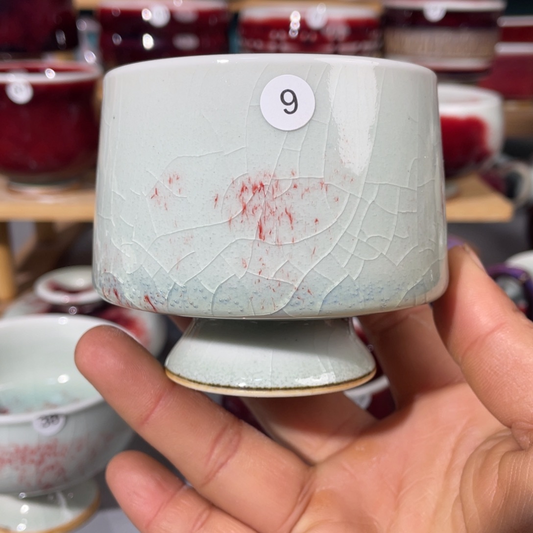 瓷片纯手工制作……微微瑕