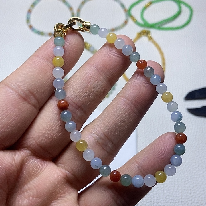 定制翡翠未镶嵌卡4.9多宝007