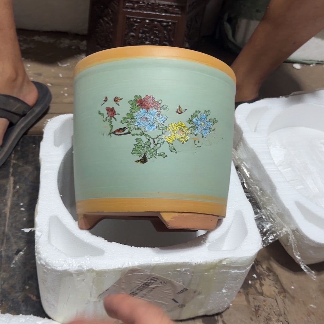 花盆紫砂口径24.22口径