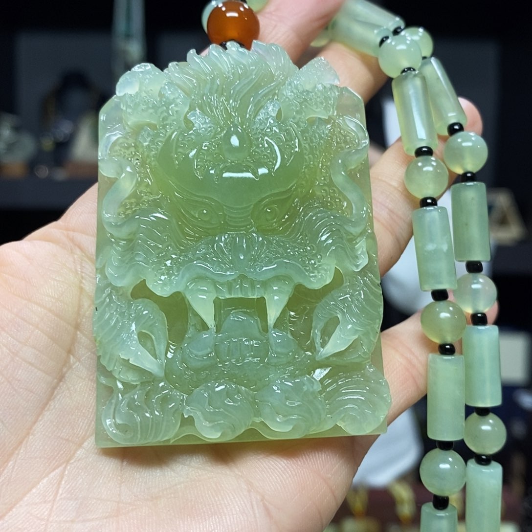 岫玉挂件挂件未镶嵌