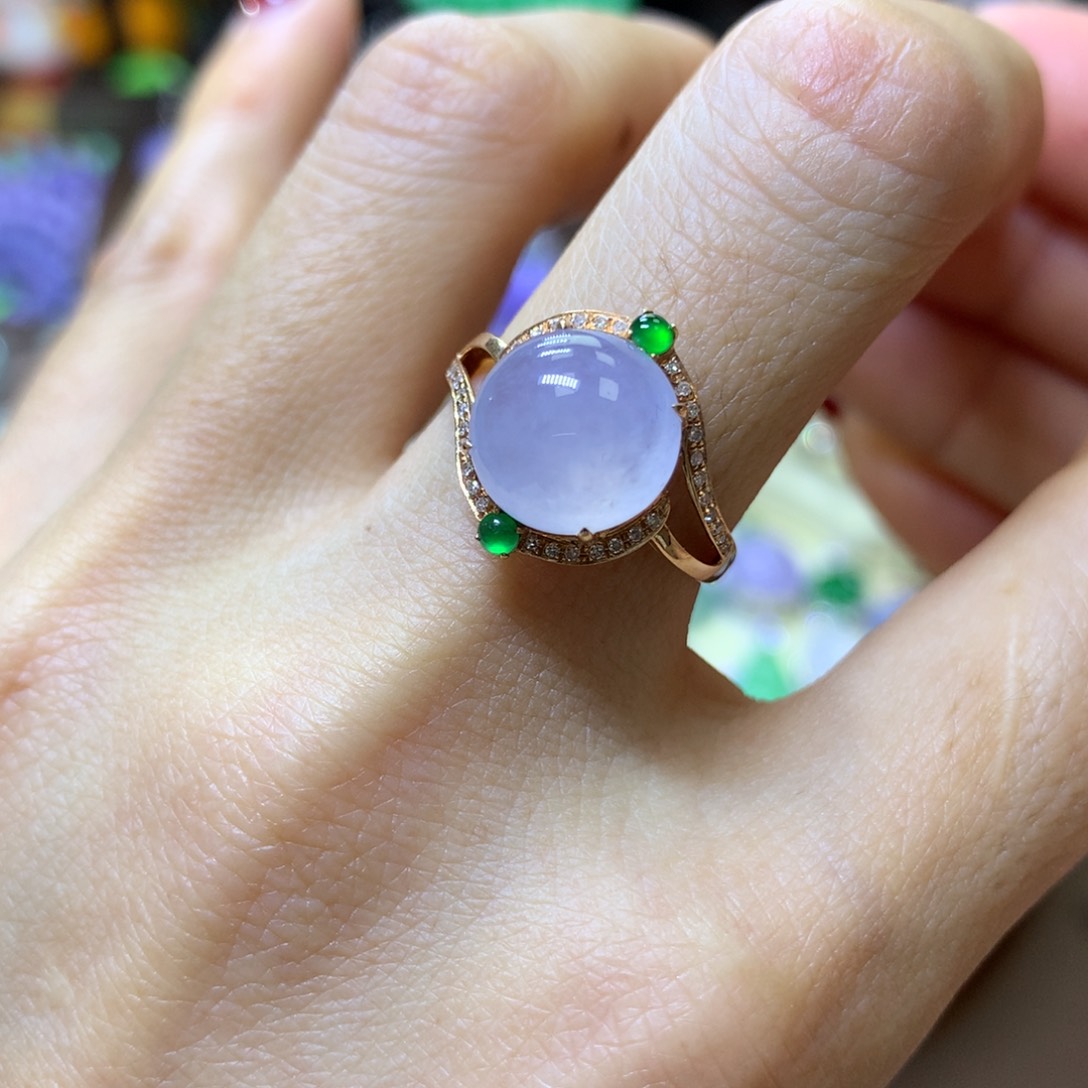 【闪购商品】翡翠颈饰18K金镶嵌 翡翠