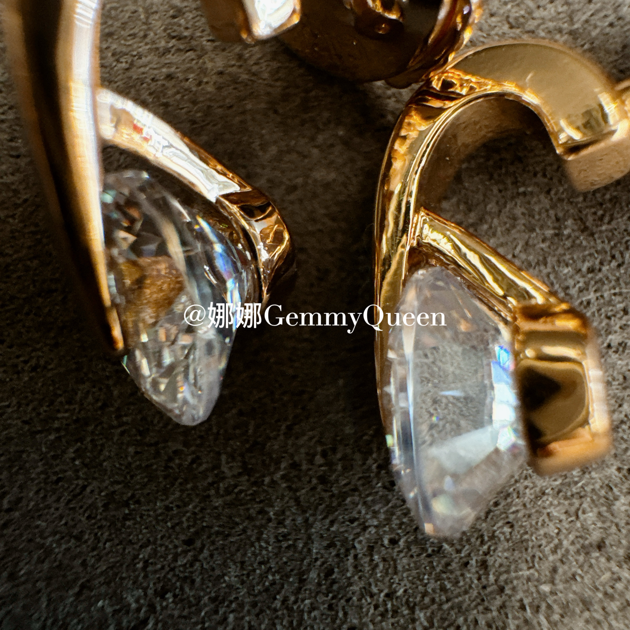 铜合金合成锆石耳饰 娜娜GemmyQueen耳环GQ10535