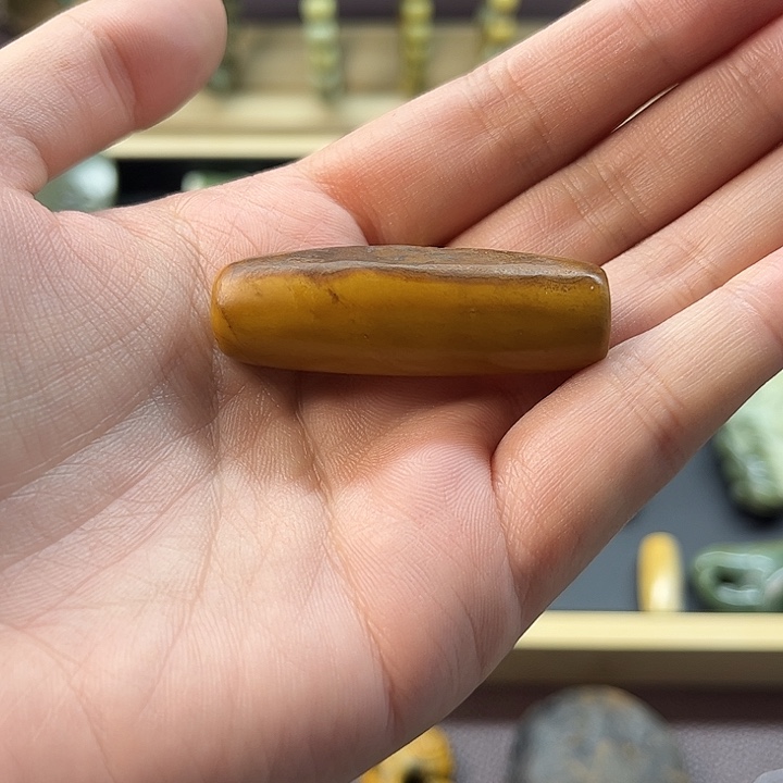 活***宝岫岩河磨玉（透闪石质玉）未镶嵌颈饰